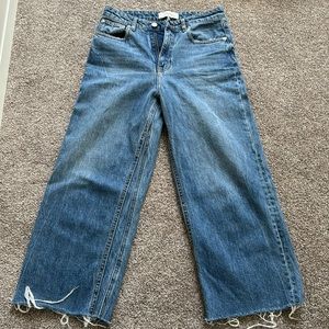 Zara wide leg high waisted jeans size Eu34 / US2 / MEX24